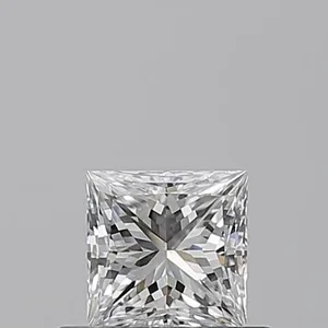 0.5ct PRINCESS F VS2 Natural diamond