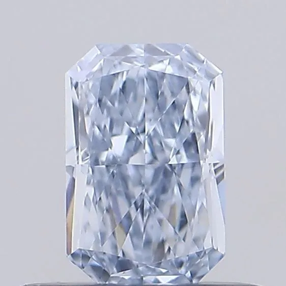 0.44ct RADIANT Fancy Blue VVS2 Coloured Lab diamond