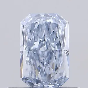 0.44ct RADIANT Fancy Blue VVS2 Coloured Lab diamond
