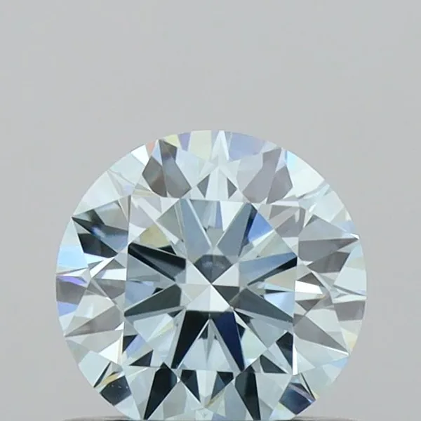 0.55ct ROUND Fancy Intense Blue VVS2 Coloured Lab diamond