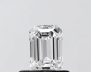 0.51ct EMERALD D VVS1 Lab diamond