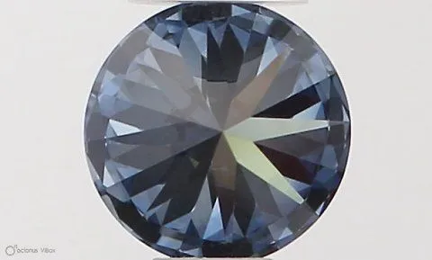 0.33ct ROUND Fancy Vivid Blue IF Coloured Lab diamond