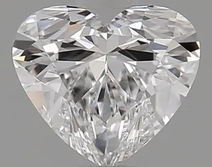 0.9ct HEART D VVS2 Natural diamond