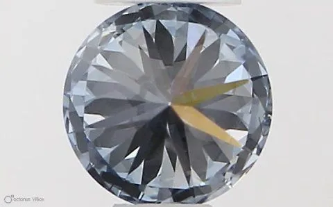 0.31ct ROUND Fancy Intense Blue SI1 Coloured Lab diamond