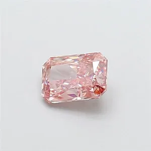 1.31ct RADIANT Fancy Intense Brown Pink VS1 Coloured Lab diamond