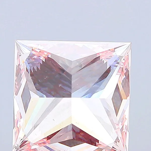 10.04ct PRINCESS Fancy Intense Pink VS1 Coloured Lab diamond