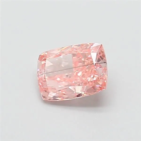 1.01ct CUSHION Fancy Vivid Pink VS2 Coloured Lab diamond