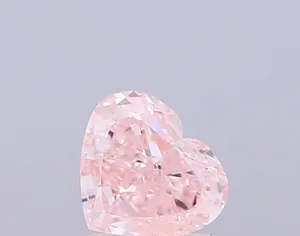 1ct HEART Fancy Intense Pink VVS2 Coloured Lab diamond
