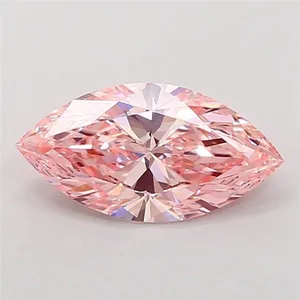 2.01ct MARQUISE Fancy Vivid Pink VVS2 Coloured Lab diamond