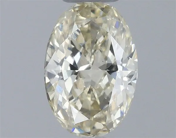 0.52ct OVAL Fancy Yellow VS1 Coloured Lab diamond