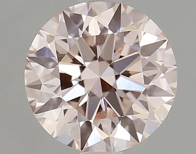 1.05ct ROUND Fancy Intense Pink VS1 Coloured Lab diamond
