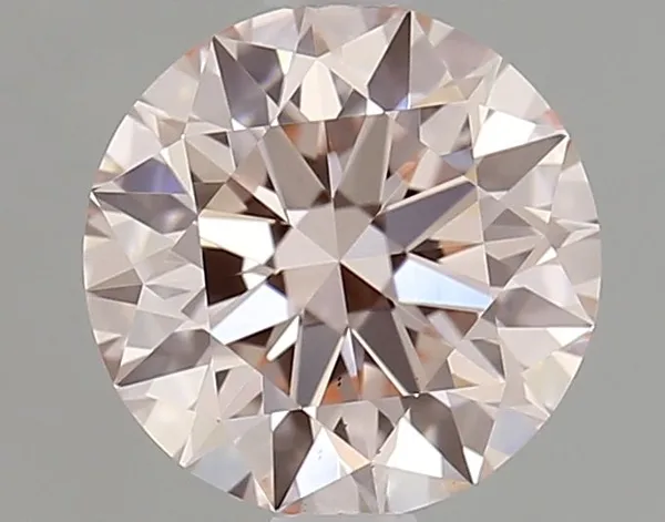 1.05ct ROUND Fancy Intense Pink VS1 Coloured Lab diamond