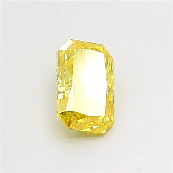1.05ct RADIANT Fancy Vivid Yellow VS2 Coloured Lab diamond