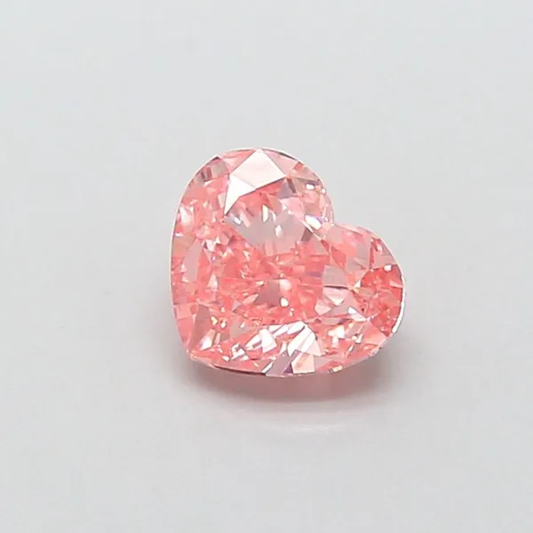 1.02ct HEART Fancy Intense Pink VS1 Coloured Lab diamond