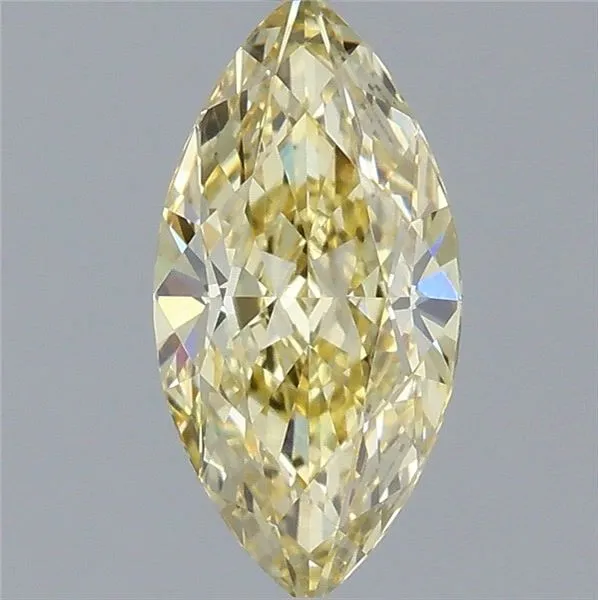 1.04ct MARQUISE Fancy Intense Yellow VS1 Coloured Lab diamond