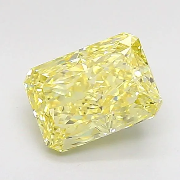 1.19ct RADIANT Fancy Yellow VS1 Coloured Lab diamond