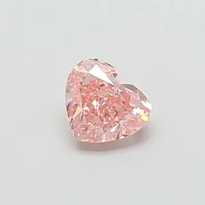 1.06ct HEART Fancy Intense Pink VS1 Coloured Lab diamond