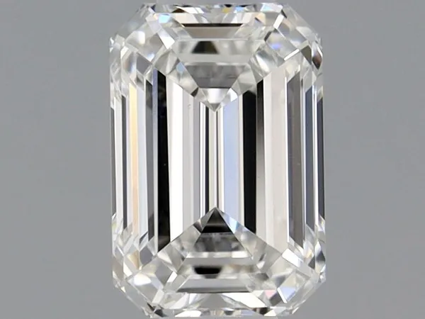 0.38ct EMERALD F VS1 Natural diamond
