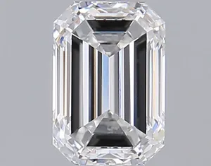 0.63ct EMERALD F VS1 Natural diamond