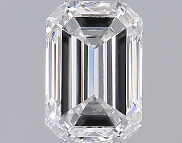 0.63ct EMERALD F VS1 Natural diamond