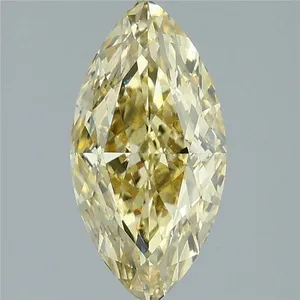 2.02ct MARQUISE Fancy Intense Yellow VS1 Coloured Lab diamond