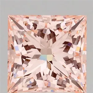 3.05ct PRINCESS Fancy Intense Pink VVS2 Coloured Lab diamond