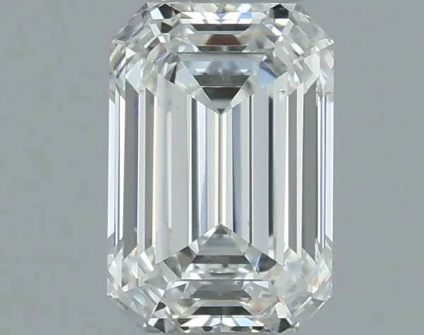 0.51ct EMERALD F VS1 Natural diamond