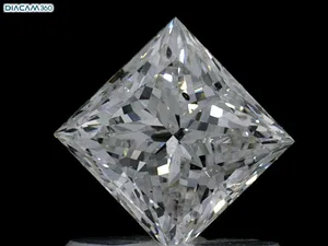 0.75ct PRINCESS E SI1 Natural diamond