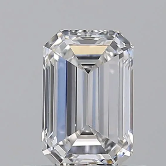 0.65ct EMERALD F VS1 Natural diamond
