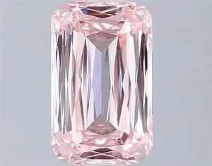 0.95ct CUSHION Fancy Intense Pink VVS2 Coloured Lab diamond
