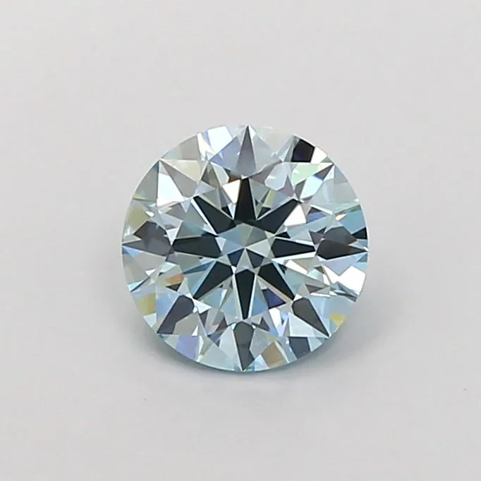 1.20ct ROUND Fancy Intense Blue VVS2 Coloured Lab diamond