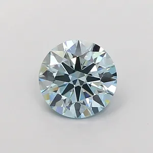 1.2ct ROUND Fancy Intense Blue VVS2 Coloured Lab diamond