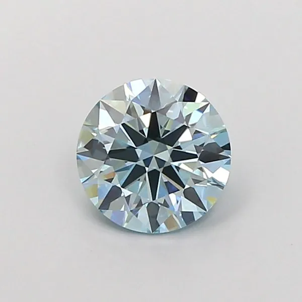 1.2ct ROUND Fancy Intense Blue VVS2 Coloured Lab diamond