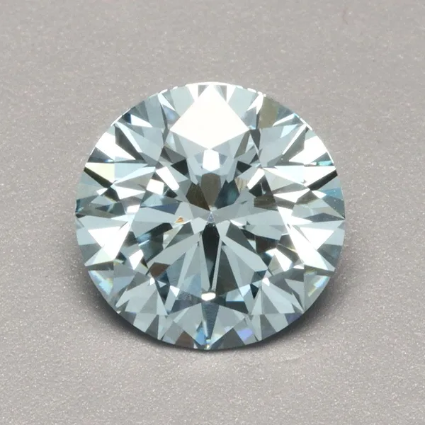 1.05ct ROUND Fancy Vivid Blue VVS2 Coloured Lab diamond