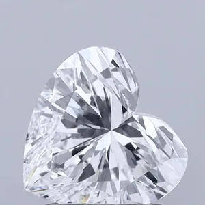 1.23ct HEART E VVS2 Lab diamond