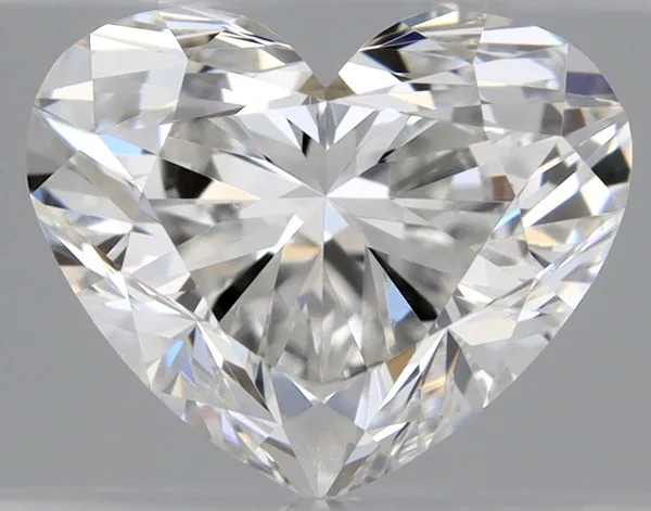 0.7ct HEART F VS2 Natural diamond