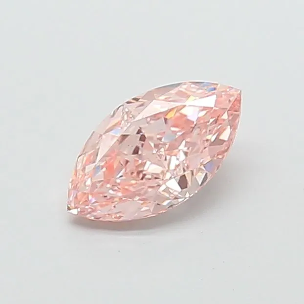 1.28ct MARQUISE Fancy Intense Pink VS2 Coloured Lab diamond