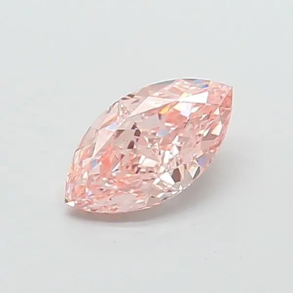 1.28ct MARQUISE Fancy Intense Pink VS2 Coloured Lab diamond