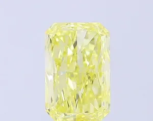 1ct RADIANT Fancy Yellow VS1 Coloured Lab diamond