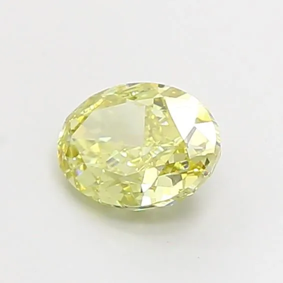1.09ct OVAL Fancy Intense Yellow VS1 Coloured Lab diamond