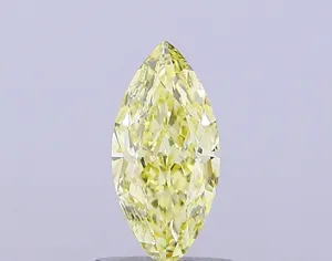 0.95ct MARQUISE Fancy Intense Yellow VS1 Coloured Lab diamond