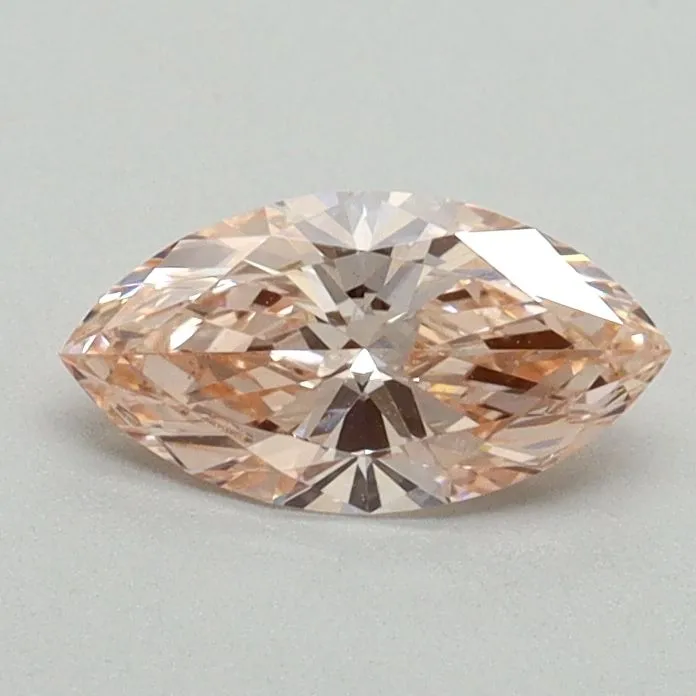 0.52ct MARQUISE Fancy Vivid Pink VS1 Coloured Lab diamond
