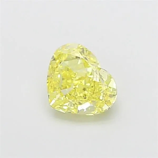 1.05ct HEART Fancy Intense Yellow VS1 Coloured Lab diamond