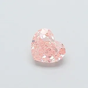 0.36ct HEART Fancy Intense Pink VVS2 Coloured Lab diamond