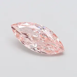 1.5ct MARQUISE Fancy Intense Pink VS1 Coloured Lab diamond