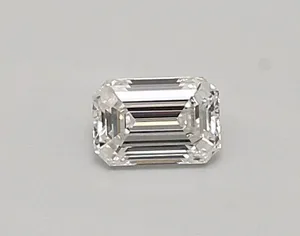 0.33ct EMERALD D FL Lab diamond