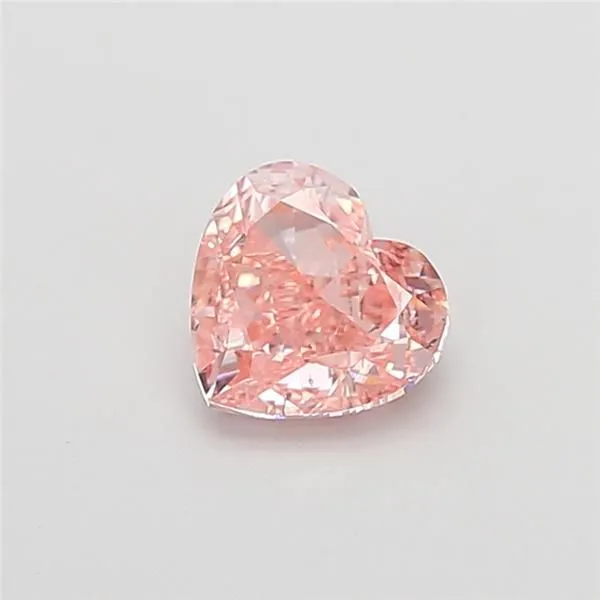 1.53ct HEART Fancy Intense Pink SI1 Coloured Lab diamond