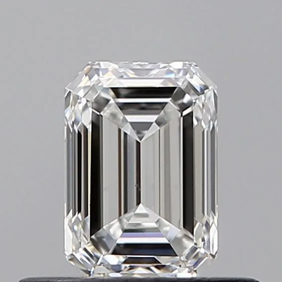 0.50ct EMERALD F VS1 Natural diamond