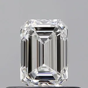 0.5ct EMERALD F VS1 Natural diamond