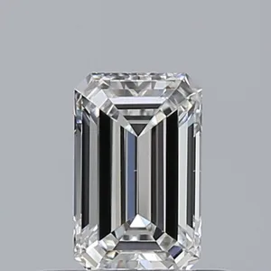 0.41ct EMERALD F VS2 Natural diamond